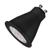 TCP 7 watt 120 volt MR16 Twist and Lock Base 2700K Black Finish Dimmable Flood LED