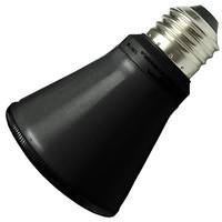 TCP 7 watt 120 volt PAR20 Medium Screw Base 4100K Cool White Black Dimmable Smooth Flood LED