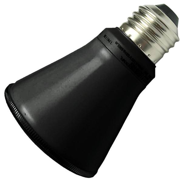 7 watt 120 volt PAR20 Medium Screw Base 4100K Cool White Black Dimmable Smooth Flood LED