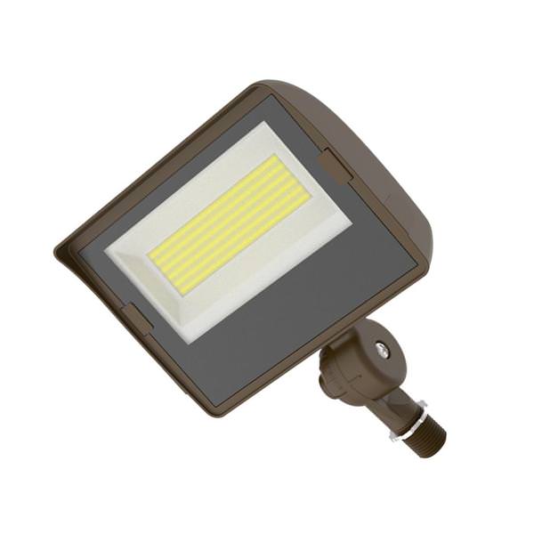 40/50/60 watt 120/277 volt CCT Selectable Knuckle Mount LED Floods