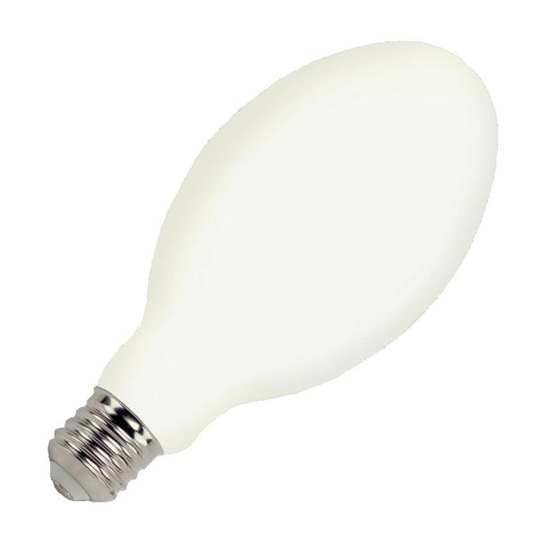 40 watt 120/277 volt ED37 Mogul Screw Base 4000K Cool White Frosted Non-Dimmable LED 