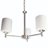 TCP 6 watt 3000K Natural White Brushed Nickel Round LED Hanging Chandelier