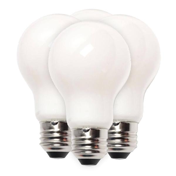 12 watt 120 volt A19 Medium Screw Base 2850K Cool White Dimmable LED (4 Pack)