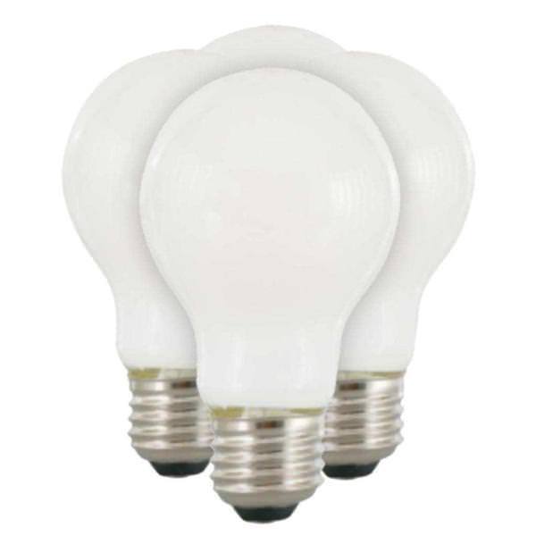 10.5 watt 120 volt A19 Medium Screw Base 2850K Cool White Dimmable LED (4 Pack)