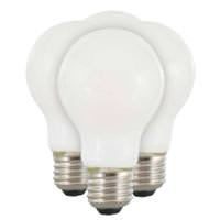 TCP 10.5 watt 120 volt A19 Medium Screw Base 2850K Cool White Dimmable LED (4 Pack)