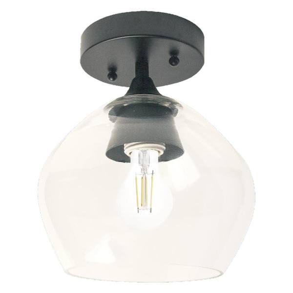 8" 4.5 watt 120 volt 2700K Warm White Round Black Dimmable LED Ceiling Light