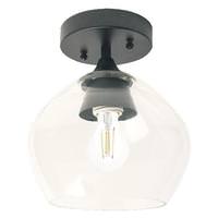 TCP 8" 4.5 watt 120 volt 2700K Warm White Round Black Dimmable LED Ceiling Light