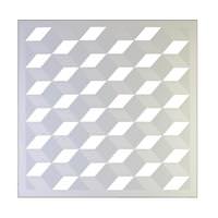 TCP 2' x 2' Checkerboard Accent Artistic Lens for Flat Panels