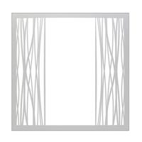 TCP 2' x 2' Deco Troffer Accent Artistic Lens for Flat Panels