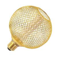 TCP 3.5 watt 120 volt Medium Screw Base 3000K Dimmable Round Gold Mesh Pillar LED