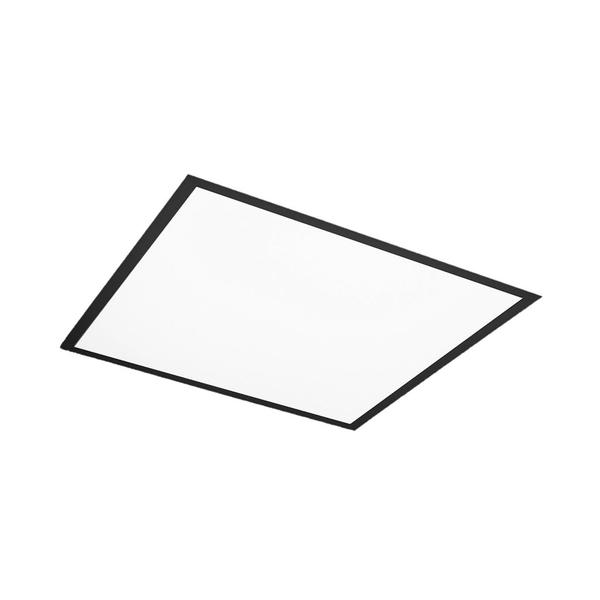 2' x 2' 38 watt 120/277 volt 3000K Natural White Black frame Dimmable LED Troffer