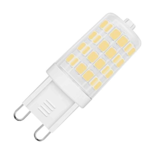 3 watt 120 volt G9 Double Loop Base 2700K Warm White Frosted Dimmable LED