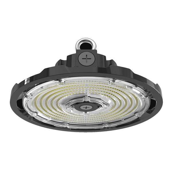 Selectable wattage 120/277 volt Color Temperature Selectable Dimmable Black LED Round High Bay