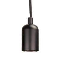 TCP 1 Light 10' Medium Screw Base Black Socket Pendant Cord