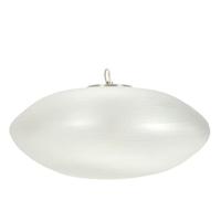 Tech Lighting 1 Light 17.4" White Circulet Grande Mouth Blown Glass LED Pendant Light Fixture