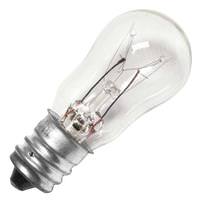 10 watt 120 volt S6 Candelabra Screw Base Clear