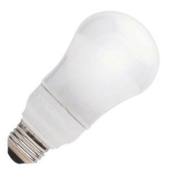 15 watt 120 volt A21 Medium Screw Base Warm White CFL