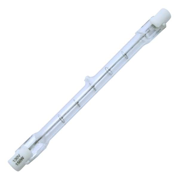 150 watt 130 volt T3 Recessed Single Contact Base 2850K Warm White Clear