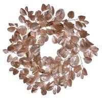 Vickerman 24" Artificial Cafe Latte Dogwood Glitter Wreath