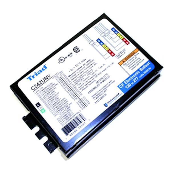 1-2 Lamp 22-70 watt 120/277 volt CFL Ballast