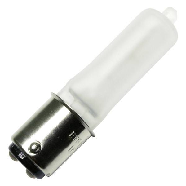 150 watt 120 volt T4 Double Contact Bayonet Base 2900K Warm White #ETF Frosted