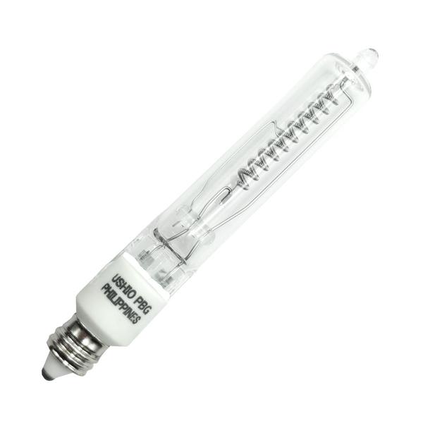 500 watt 120 volt T4 Miniature Candelabra Screw Base 2950K Warm White #EVR