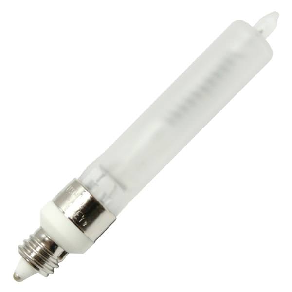 500 watt 130 volt T4 Miniature Candelabra Screw Base 3000K Natural White #EYV