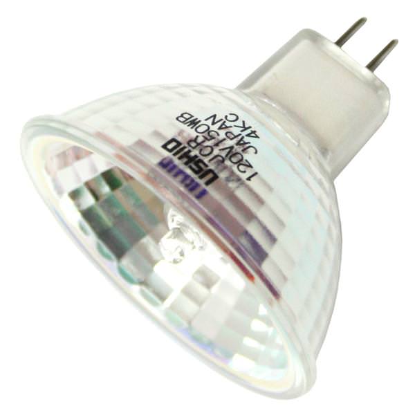 150 watt 120 volt MR16 Bi-Pin Base 3050K Natural White Clear