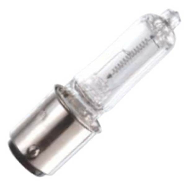 100 watt 120 volt T4 Double Contact Bayonet Base Warm White