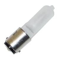 Ushio 100 watt 120 volt T4 Double Contact Bayonet Base 2800K Warm White Frosted