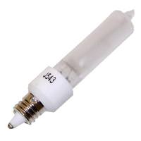 Ushio 100 watt 120 volt T4.5 Miniature Candelabra Screw Base 2800K Warm White