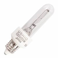 Ushio 20 watt 120 volt T3 Miniature Candelabra Screw Base 2700K Warm White