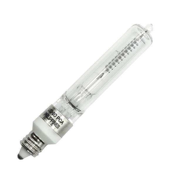 400 watt 120 volt T4 Miniature Candelabra Screw Base 2950K Warm White