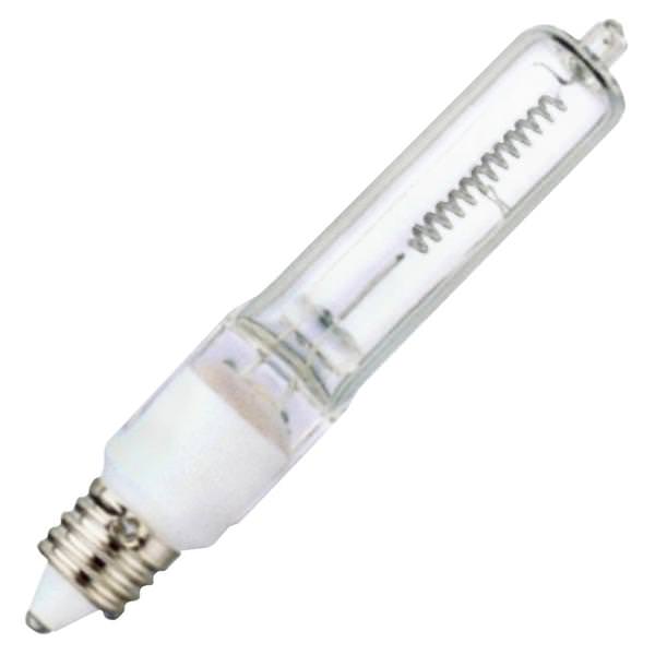250 watt 130 volt T4 Miniature Candelabra Screw Base 3000K Natural White