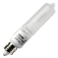 Ushio 100 watt 120 volt T4 Miniature Candelabra Screw Base 2800K Warm White