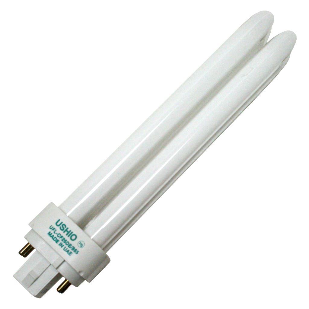 Ushio 3000238 Double Tube (4Pin Base) Compact Fluorescent Light Bulb
