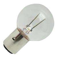 Ushio 60 watt 12 volt Double Contact Bayonet Base Clear