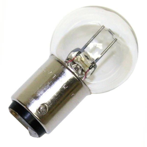 10 watt 6 volt G8 Double Contact Bayonet Base Clear