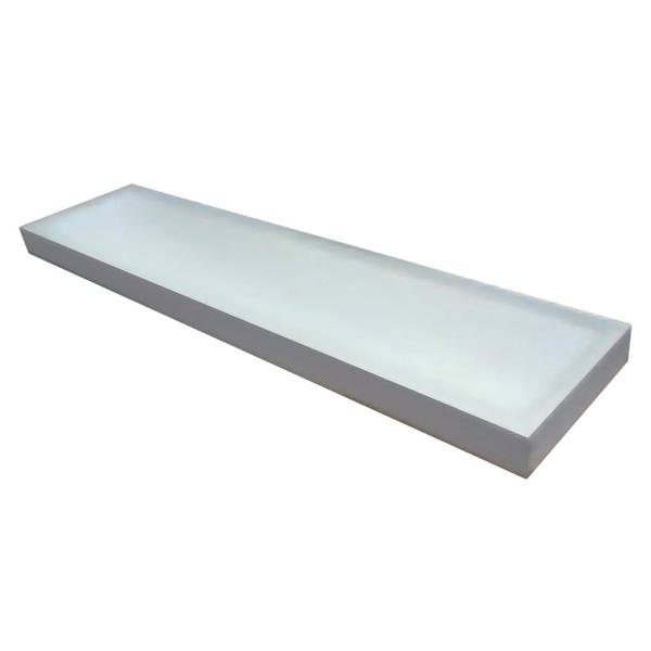 1x4 White Aluminum Powder Coated Surface Mount Kit for Venture LED Flat Panel