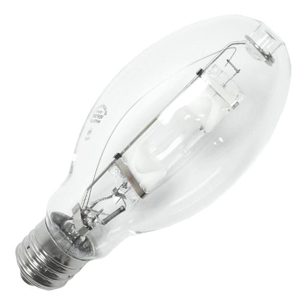 125 watt 125 volt ED28 Mogul Screw Base 4000K Cool White Metal Halide