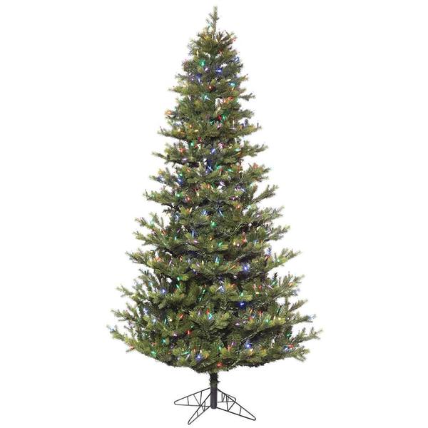 5.5' x 40" Artificial Oak Frasier Fir Tree 300 Multi Color LED Lights
