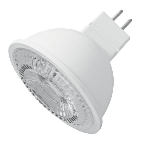 6.5 watt 12 volt MR16 Bi-Pin Base 4000K Cool White Dimmable Flood LED