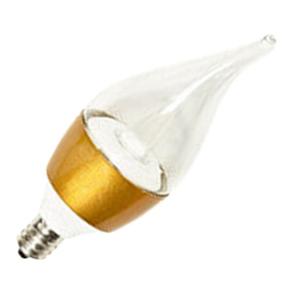 2.5 watt 120 volt Candelabra Screw Base 1900K Non-Dimmable LED