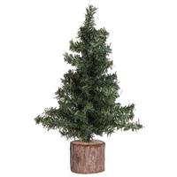 View 9" Mini Pine Tree with Wood Base
