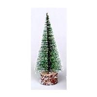 Vickerman 7" Frosted Green Village Tree