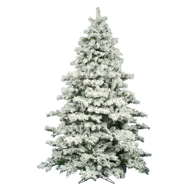 9' x 73" Artificial Flocked Alaskan Pine