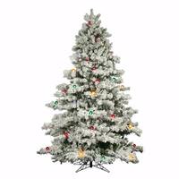 Vickerman 9' x 73" Artificial Flocked Alaskan 900 Multi-color Lights