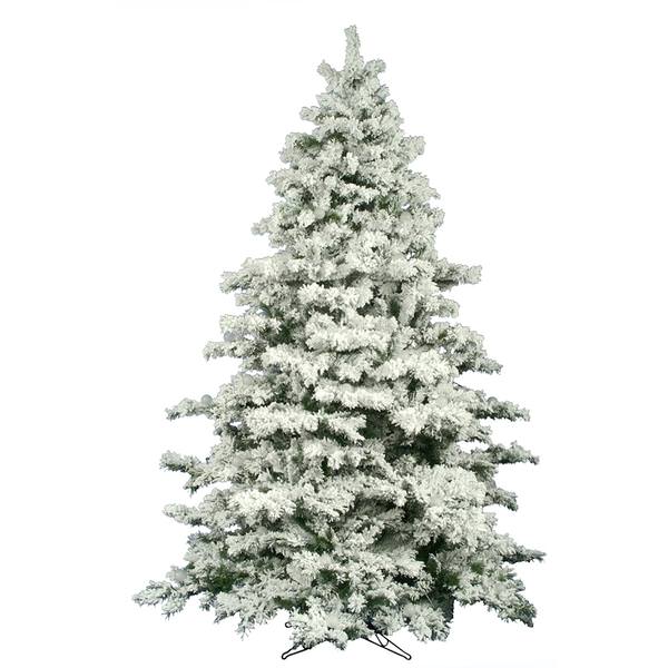 10' x 82" Artificial Flocked Alaskan Pine