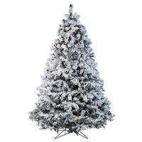 Vickerman 12' x 92" Artificial Flocked Alaskan 2,050 Clear Lights