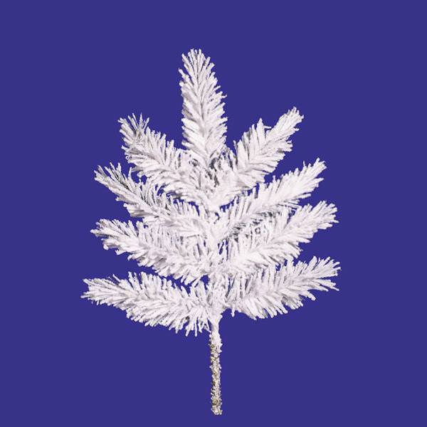 18" Artificial Flocked Alaskan Pine Spray
